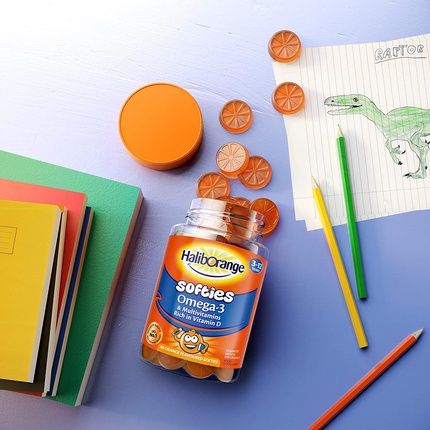 Haliborange Kids Vitamins Omega-3 And Multivitamin Orange Softies, Pack Of 60 60 - Image 3
