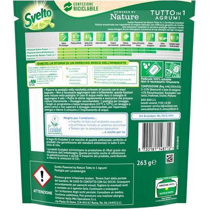 Svelto Powered By Nature Dishwasher Cleaning Tabs 15 Pack