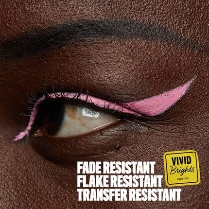 Nyx Professional Makeup Vivid Brights Liquid Liner Smear-Resistant Eyeliner With Precise Tip Sneaky Pink 09