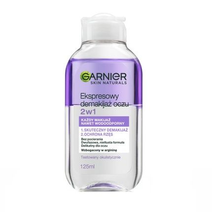 Garnier Skin Naturals Eye Make-Up Remover 2 In 1 - 125Ml