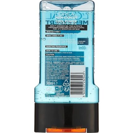 L'Oreal Men Expert Cool Power Shower Gel 300Ml - Image 3