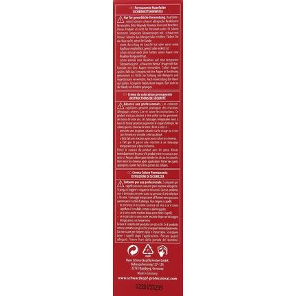 Schwarzkopf Ir 3-68 Dark Brown Chocolate Red  Hair Colour 60Ml - Image 3
