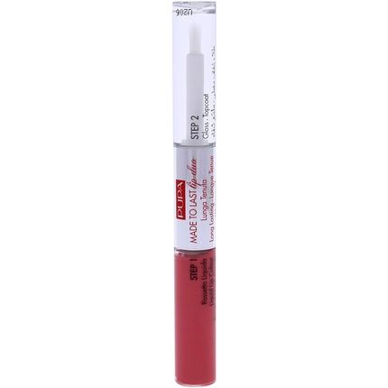 Pupa Milano Made To Last Lip Duo 008 Miami Pink For Women 0.13 Oz