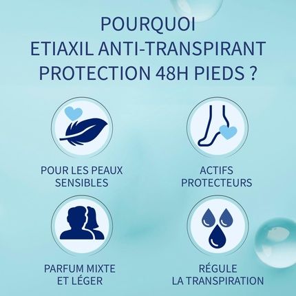 Etiaxil Anti-Perspirant Deodorant 48H For Feet 100Ml - Image 3