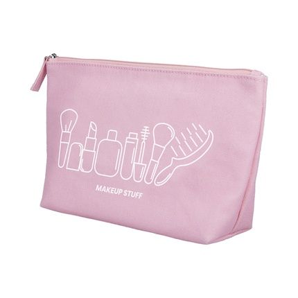 Ilu Cotton Pink Cosmetic Bag - Image 3