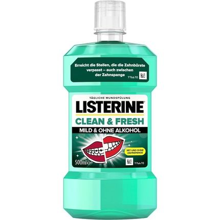 Listerine Clean & Fresh 500Ml Antibacterial Mouthwash With Essential Oils Alcohol-Free Perfect Addition To Daily Dental Care