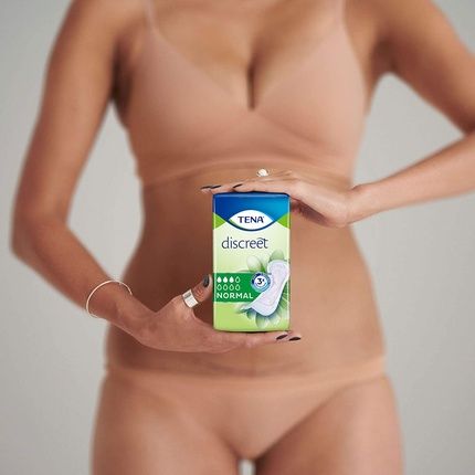 Tena Discreet Normal Moderate Urine Incontinence And Loss Pads With Microprotex Technology 24 Pads - Image 3