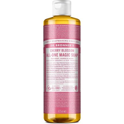 Dr Bronner'S 18-In-1 Cherry Blossom Pure Castile Liquid Soap 473Ml