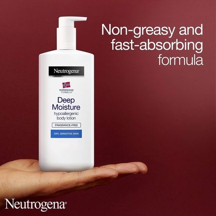 Neutrogena Norwegian Formula Deep Moisture Body Lotion For Dry And Sensitive Skin 400Ml - Image 3