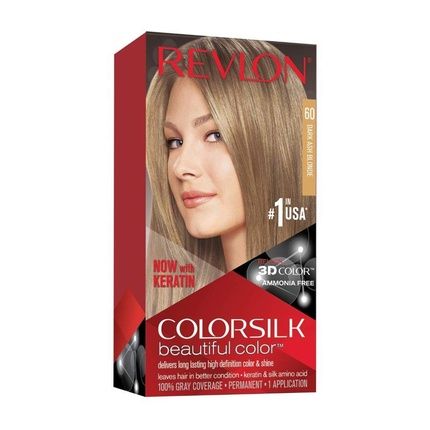 Revlon Colorsilk  Permanent Hair Color 60 Dark Ash Blonde 3Ml