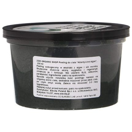Organic Shop Body Polish Natural Algae And Sea Salt 250Ml - Image 3