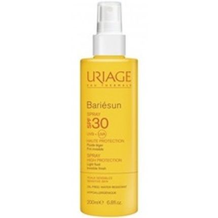 Uriage Barisun Spf30 Invisible Spray Sunscreen Spray For Children 200Ml