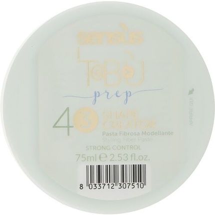 Sensus Tabu Prep Shape Styling Paste 75Ml - Shape Creator