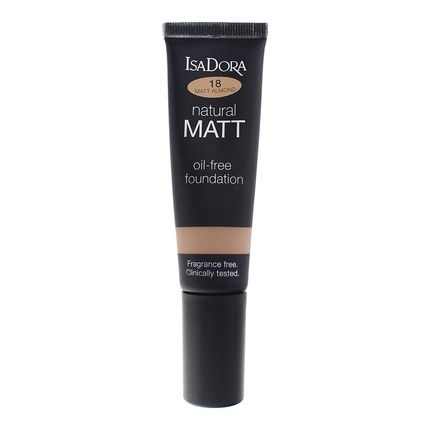 Isadora Natural Matt Foundation 35Ml 18 Matt Almond