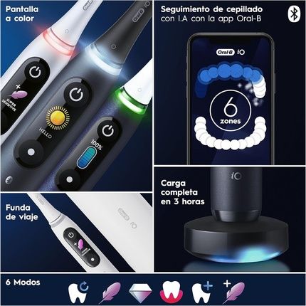 Oral-B Io 8N Electric Toothbrush Violet With Bluetooth - Image 3