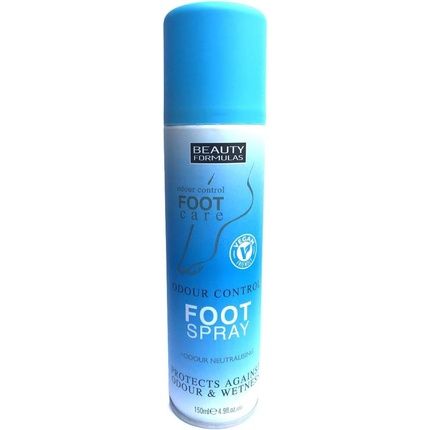 X6 Beauty Formulas Feet Care Odour Control Foot Spray 150Ml