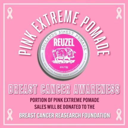 Reuzel Pink Extreme Hold Matte Pomade - Strongest All Day Hold, Water Soluble