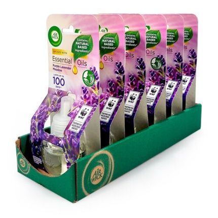 Airwick Fragrance Plug Lavender Oil Bottle Air Freshener 19Ml