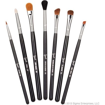 Sigma Beauty Basic Eyes Kit Set Of 7 Brushes
