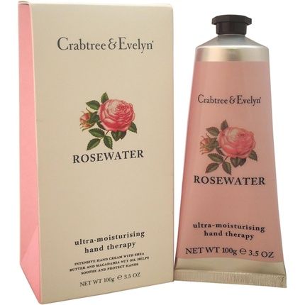 Crabtree & Evelyn Rosewater Hand Therapy 100G 3.5 Ounces