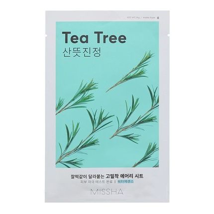 Missha Airy Fit Tea Tree Sheet Mask Soothing Face Mask With Tea Tree 19 Grams