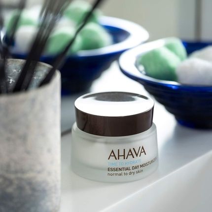 Ahava Essential Day Moisturizer For Normal To Dry Skin Hydrating Cream With Dead Sea Minerals 50Ml - Image 3