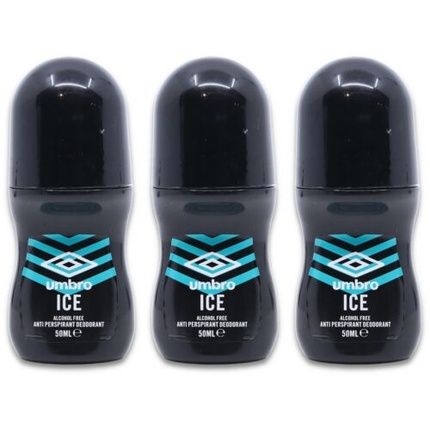 Umbro Ice Roll On Anti Perspirant 50Ml Long-Lasting Sweat Control