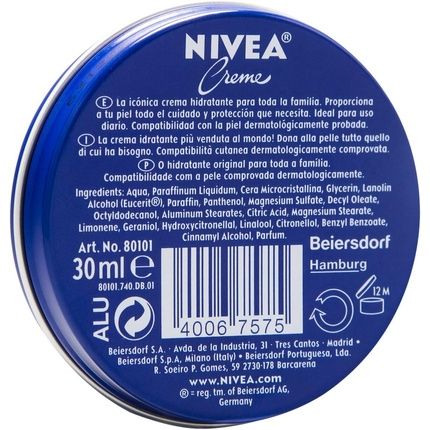 Nivea Cream Moisturizing Lotion 30Ml - Image 3