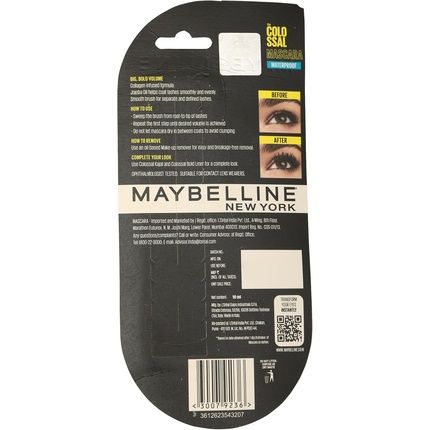 Maybelline Volum'Express Colossal Waterproof Mascara - Black - Image 3