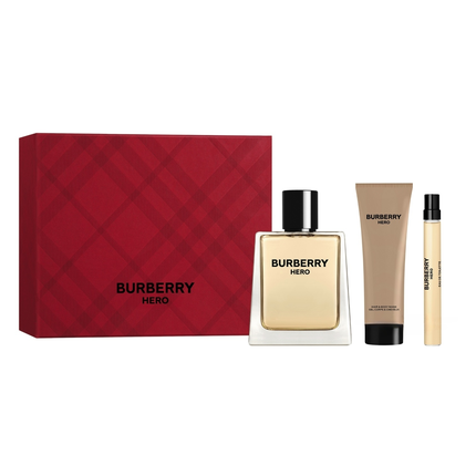 Burberry Hero Eau De Toilette Gift Set 100 Ml Eau De Toilette 75 Ml Shower Gel And 10 Ml Eau De Toilette