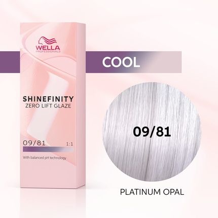 Shinefinity Platinum Opal 09/81 Shade Hair Color 60Ml