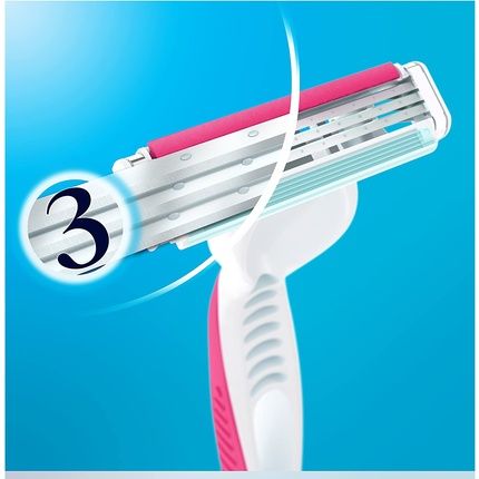Gillette Venus Disposable Women'S Razor With 3-Blade System 6 Razor Blades - Pack Of 6 - Image 3