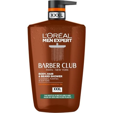 L'Oreal Men Expert Barber Club Shower Gel With Cedarwood Oil