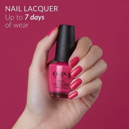 Opi Nail Lacquer Up To 7 Days Of Wear Chip Resistant And Fast Drying Light Pink Nail Polish 0.5 Fl Oz Big Apple Red - Image 3