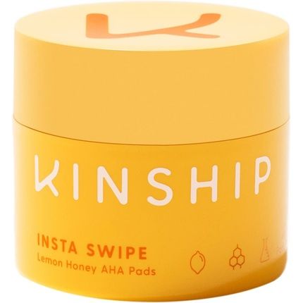 Kinship Insta Swipe Aha Exfoliating Pads Lemon Honey Glycolic Acid Face