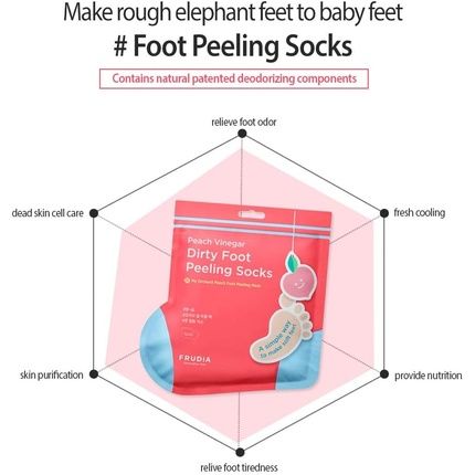 Frudia My Orchard Peach Foot Peeling Mask 40G
