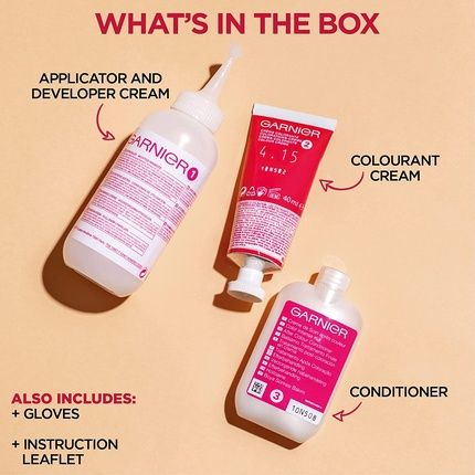 Garnier Color Sensation Permanent Brown Hair Dye 6.0 Precious Light Brown