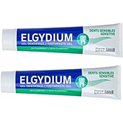 Elgydium Sensitive Teeth Toothpaste Gel 75Ml - Pack Of 2