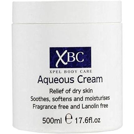 Xbc Xpel Aqueous Body Cream Jar Fragrance Free 500Ml
