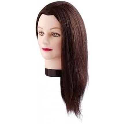 Comair 7000832 Emma Practice Head Real Hair Brown