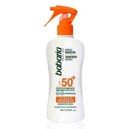 Babaria Sunscreen Spray For Sensitive Skin Spf 50 200Ml - Image 3