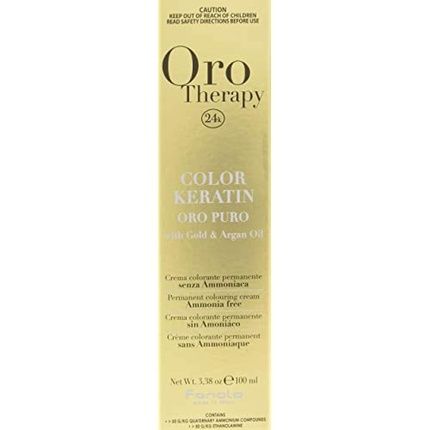 Fanola Oro Therapy Color Keratin 7.34 Blonde Gold-Plated 100Ml