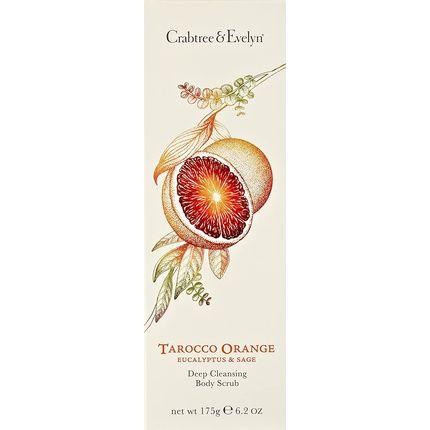 Crabtree And Evelyn Tarocco Orange Eucalyptus And Sage Body Scrub 175G