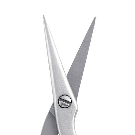 Tweezerman Studio Collection Stainless Steel Eyebrow Scissors With Brush
