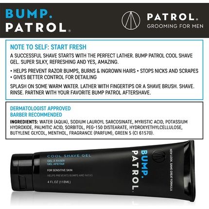Bump Patrol Cool Shave Gel 113Ml