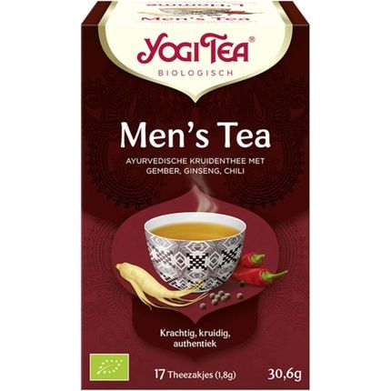 Yogi Teas Ayurvedic Organic Ancient Herbal Men'S Tea 17 Bags