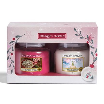 Yankee Candle Gift Set | 2 Medium Jar Scented Candles | Snow Globe