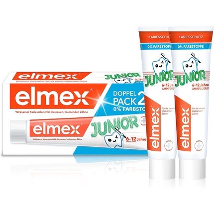 Elmex Junior Toothpaste 6-12 Years - Pack Of 2