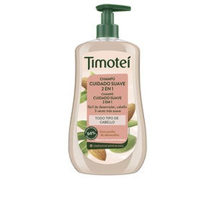 Timotei Gentle Care 2In1 Shampoo With Almond And Coconut Oil For All Hair Types 600 Ml