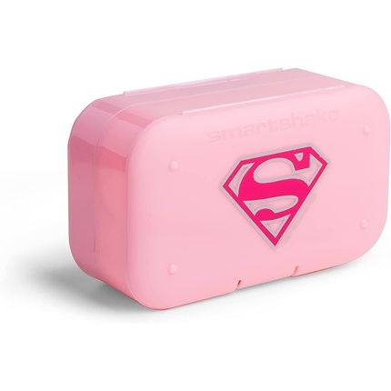 Smartshake Supergirl Pill Box Organizer - Portable Size, Bpa Free - Pack Of 2